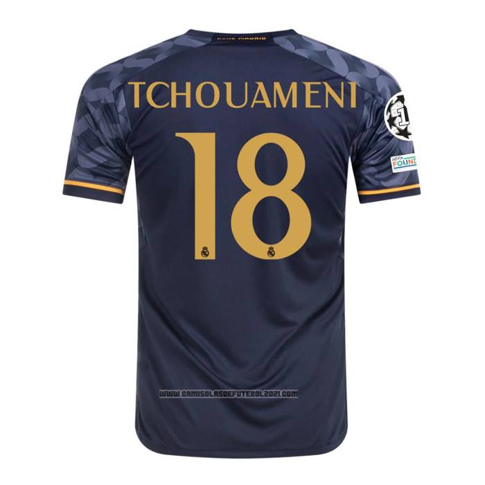 Camisola Real Madrid Jogador Tchouameni 2º 2023-2024